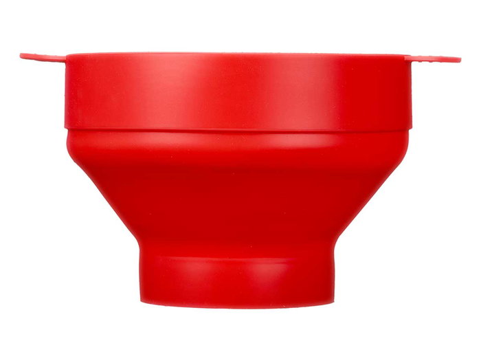 Kinvara Palomitero de Silicona Rojo para Microondas 25.5 x 20 x 6 cm (Set de 12)