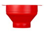 Kinvara Palomitero de Silicona Rojo para Microondas 25.5 x 20 x 6 cm (Set de 12)