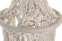 DKD Home Decor Pantalla Algodón Macramé Tejido a Mano Crudo 25x25x108 cm