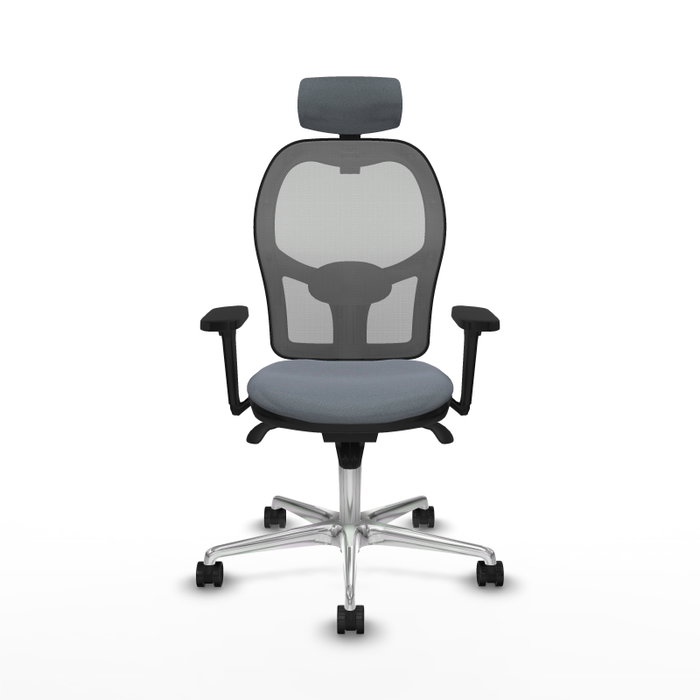 PIQUERAS Y CRESPO Silla de oficina Jorquera Gris con mecanismo Sincro PIQUERAS Y CRESPO Silla de oficina Jorquera Gris con mecanismo Sincro