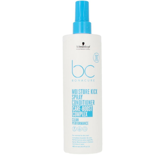 Schwarzkopf BC Moisture Kick Spray Acondicionador 400ml (Reacondicionado) manificando el cuidado hidratante Schwarzkopf BC Moisture Kick Spray Acondicionador 400ml (Reacondicionado) manificando el cuidado hidratante