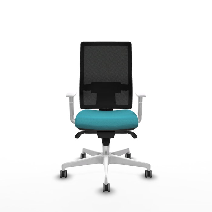 PIQUERAS Y CRESPO Silla de oficina Horna con mecanismo Sincro, Turquesa y Negro PIQUERAS Y CRESPO Silla de oficina Horna con mecanismo Sincro, Turquesa y Negro