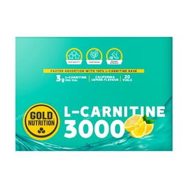 GOLD NUTRITION L-Carnitina 3000Mg Sabor Limón 20 Viales