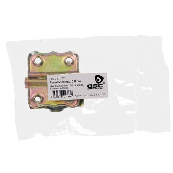 GSC Evolution Pasador cerrojo 30mm bicromatado dorado