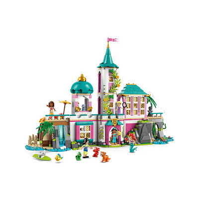 LEGO Disney Princess 43267 Castillo de las Princesas y Mascotas Reales, Juego de Construcción de 787 Piezas para +6 Años