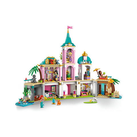 LEGO Disney Princess 43267 Castillo de las Princesas y Mascotas Reales, Juego de Construcción de 787 Piezas para +6 Años