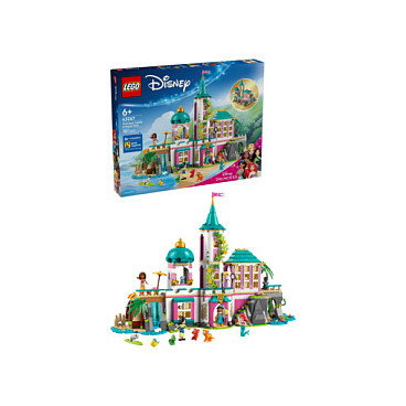 LEGO Disney Princess 43267 Castillo de las Princesas y Mascotas Reales, Juego de Construcción de 787 Piezas para +6 Años