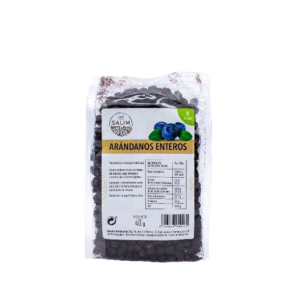 INT SALIM Arándano Negro entero 40gr.
