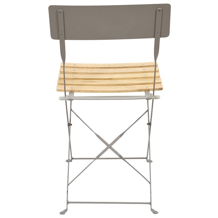 Home Deco Factory Silla Plegable Bella Vit Taupé Home Deco Factory Silla Plegable Bella Vit Taupé