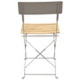 Home Deco Factory Silla Plegable Bella Vit Taupé