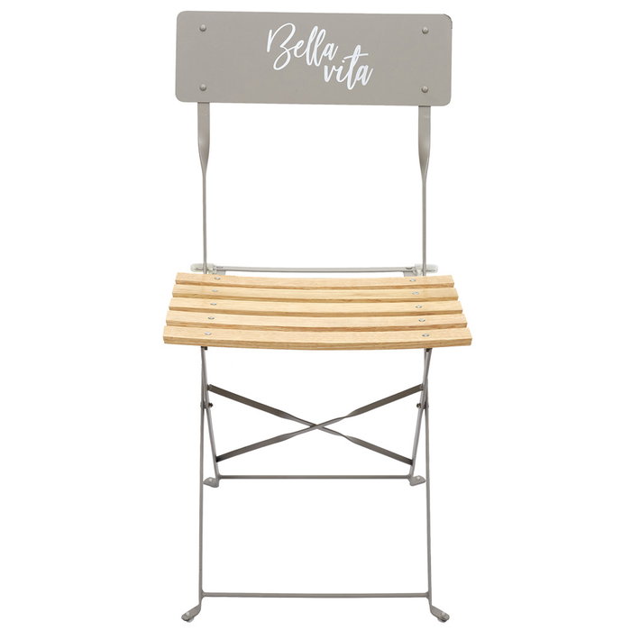 Home Deco Factory Silla Plegable Bella Vit Taupé Home Deco Factory Silla Plegable Bella Vit Taupé