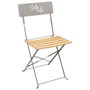 Home Deco Factory Silla Plegable Bella Vit Taupé