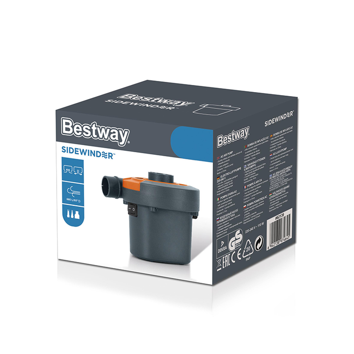Bestway Hinchador Eléctrico 680 Litros/Minuto Gris