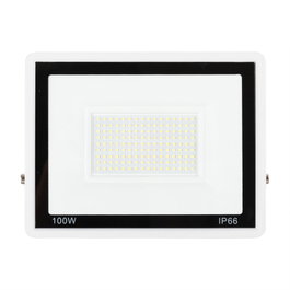 Proyector LED 100W 8.000Lm 6000ºK IP66 Regulable TRIAC 30-100% 60.000H Acabado Blanco