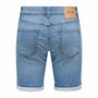Pantalones Cortos Vaqueros para Hombre Only & Sons Onsply 8584 Blue Denim Azul