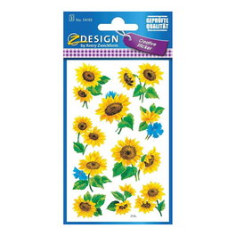 AVERY Zweckform Etiquetas Adhesivas 54103 Blumen, 30 Unidades