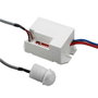 Edm Detector Empotrable de Movimiento con Ajuste de Tiempo y Luz, Detección 360°, Alcance 6m, Blanco