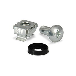 Equip 922491 Juego de Tornillos y Tuercas M6, Largo 1.6 cm, 4 Piezas