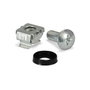 Equip 922491 Juego de Tornillos y Tuercas M6, Largo 1.6 cm, 4 Piezas