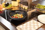 Inde Sartén Wok Quttin con Mango de Madera, 30 cm (6 Unidades)