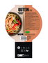 Inde Sartén Wok Quttin con Mango de Madera, 30 cm (6 Unidades)