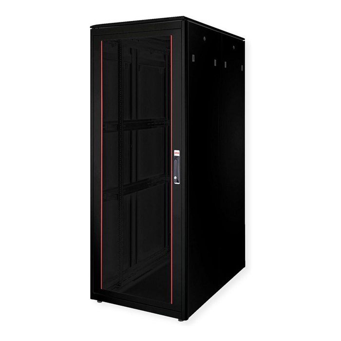 ROLINE 26.21.0234 Bastidor de Red o Rack Independiente 42U 600 kg, 48.3 cm (19"), Negro con Puerta Frontal de Vidrio 800x1200 mm ROLINE 26.21.0234 Bastidor de Red o Rack Independiente 42U 600 kg, 48.3 cm (19"), Negro con Puerta Frontal de Vidrio 800x1200 mm