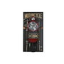 DKD Home Decor Reloj de Pared Moto Rojo, Negro y Dorado