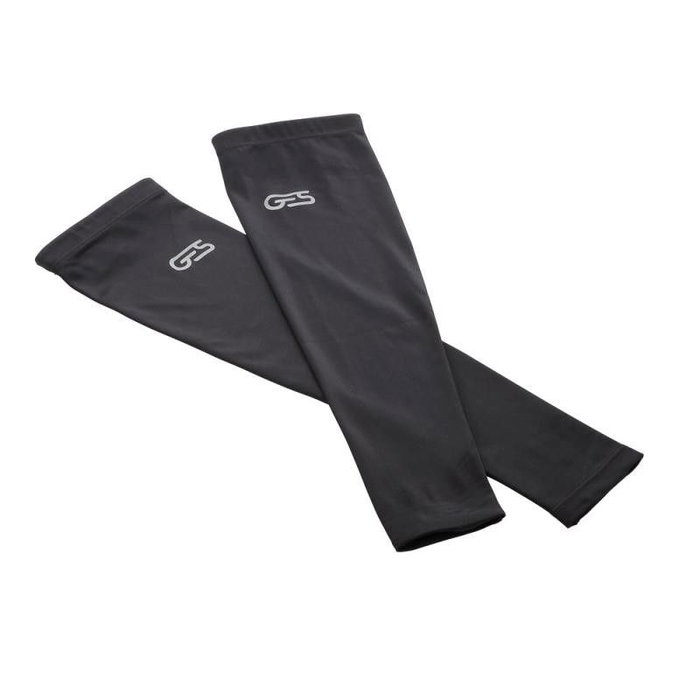 Manguitos GES Negros Logotipo Reflectante Talla XXL Poliamida Elastane