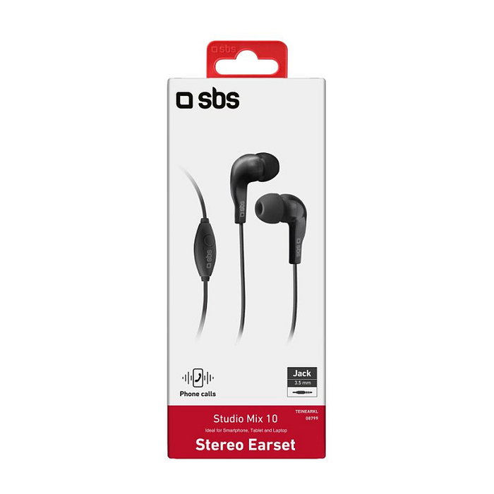 sbs Mix 10 Auriculares In-Ear Negro sbs Mix 10 Auriculares In-Ear Negro