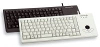 Cherry G84-5400 - Teclado USB con Trackball, 89 Teclas, Distribución Portugués (QWERTY), Negro - Teclado para Tarjetas Chip
