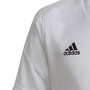 Camiseta de Fútbol de Manga Corta para Niños Adidas Con22 Y Blanco