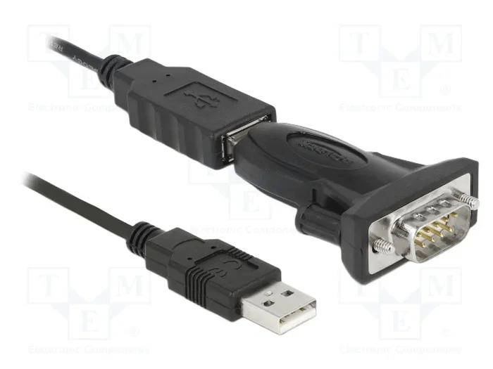 DeLOCK Adaptador USB 2.0 tipo A a 1 x Serial DB9 RS-232, Negro DeLOCK Adaptador USB 2.0 tipo A a 1 x Serial DB9 RS-232, Negro