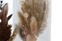 DKD Home Decor Decoración Flor Seca y Cristal 8,5x8,5x20 Surtido de 2