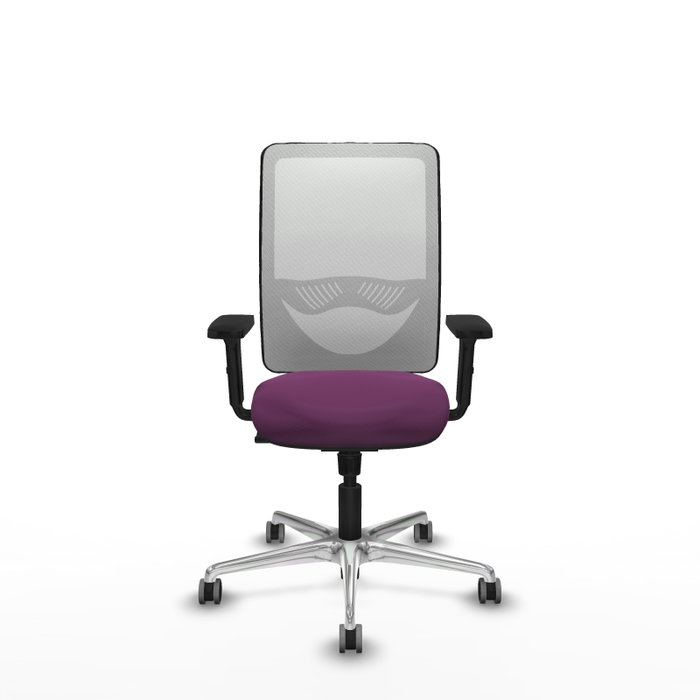 PIQUERAS Y CRESPO Silla de oficina Zulema Morado y Blanco PIQUERAS Y CRESPO Silla de oficina Zulema Morado y Blanco