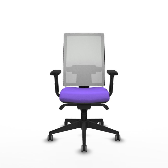 PIQUERAS Y CRESPO Silla de oficina Horna con mecanismo Sincro, Lila y Blanco PIQUERAS Y CRESPO Silla de oficina Horna con mecanismo Sincro, Lila y Blanco