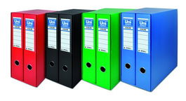 Modulo Archivadores Palanca Unisystem Carton Forrado Rado 2 Uds.A4 65Mm Verde