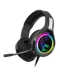 Spirit of Gamer Auriculares Gaming PRO-H8 con Micrófono Boom Alámbrico, Conector 3.5mm & USB, Retroiluminación RGB, Compatibles con PC, PS4, PS5, Xbox, Nintendo Switch