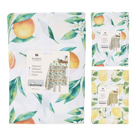Excellent Houseware Mantel de poliéster estampado de frutas 180 x 130 cm