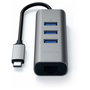 Satechi Hub Type-C 2-in-1 con 3 puertos USB 3.0 y Ethernet ST-TC2N1USB31AM