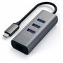 Satechi Hub Type-C 2-in-1 con 3 puertos USB 3.0 y Ethernet ST-TC2N1USB31AM