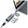 Satechi Hub Type-C 2-in-1 con 3 puertos USB 3.0 y Ethernet ST-TC2N1USB31AM