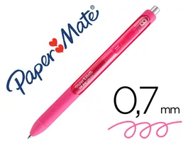Papermate Inkjoy Bolígrafo de Gel Retráctil Rosa 0,7 mm