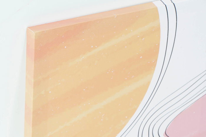 DKD Home Decor Cuadro Montañas Lienzo MDF Multicolor 30 x 40 x 1.8 cm (3 Unidades)