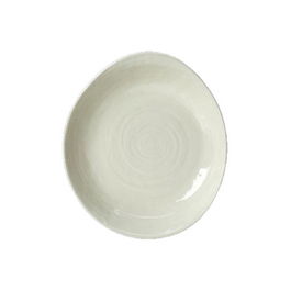STEELITE Plato Llano SCAPE Blanco - Vajilla, Diámetro 25 cm, No apto lavavajillas ni microondas (Set de 12)