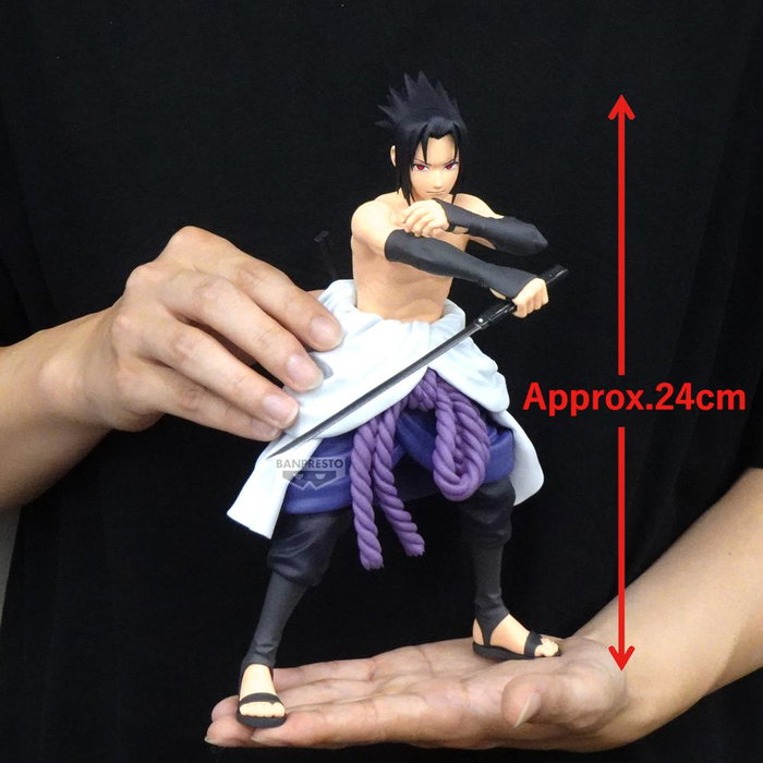 Banpresto Figura Naruto Shippuden Grandista Sasuke Uchiha - 24 cm PVC y ABS