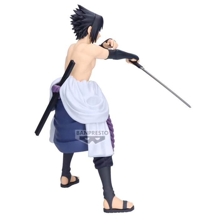 Banpresto Figura Naruto Shippuden Grandista Sasuke Uchiha - 24 cm PVC y ABS