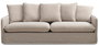DKD Home Decor Sofá Moderno Beige 196 x 85 x 90 cm
