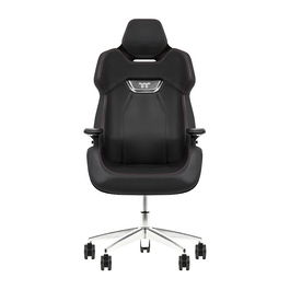 Thermaltake Argent E700 Silla Gaming para PC, Reposabrazos 4D Ajustable, 150kg, Aluminio, Negro y Plata