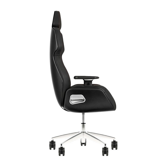 Thermaltake Argent E700 Silla Gaming para PC, Reposabrazos 4D Ajustable, 150kg, Aluminio, Negro y Plata