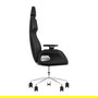 Thermaltake Argent E700 Silla Gaming para PC, Reposabrazos 4D Ajustable, 150kg, Aluminio, Negro y Plata